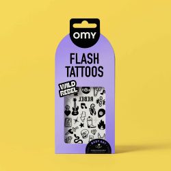 FLASH TATTOOS - WILD REBEL