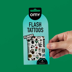 FLASH TATTOOS - FLOWER POWER