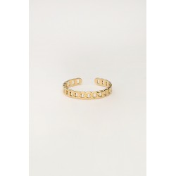 BAGUE MAILLON PLAT