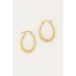 BOUCLES D'OREILLES OVALES...