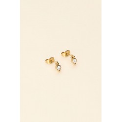 BOUCLES D'OREILLES AVEC STRASS