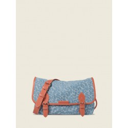 LOULOU DENIM LEOPARD