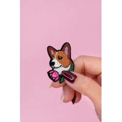 BROCHE "CORGI"