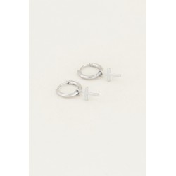 BOUCLES D'OREILLES CROIX