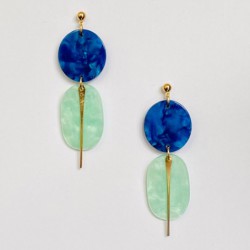 BOUCLES D'OREILLES GRACE AQUA