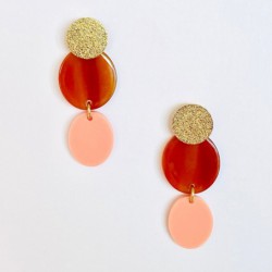 BOUCLES D'OREILLES LORE MIEL