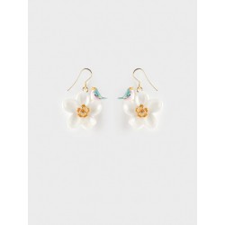 BOUCLES D'OREILLES FLEUR...