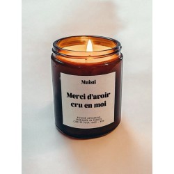 BOUGIE PARFUMEE - MERCI...