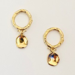 BOUCLES D'OREILLES KAREN OR