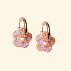BOUCLES D'OREILLES FLEUR...