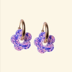 BOUCLES D'OREILLES FLEUR...