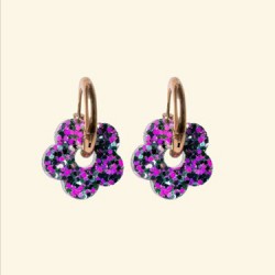 BOUCLES D'OREILLES FLEUR...