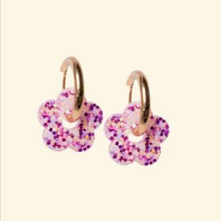 BOUCLES D'OREILLES FLEUR...