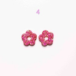 CHARMS FLEUR MIX ROSE ROUGE
