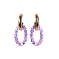 BOUCLES D'OREILLES OVALE...