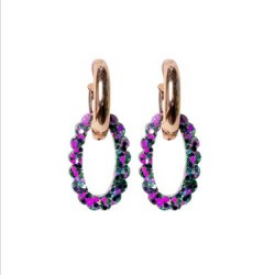 BOUCLES D'OREILLES OVALE...
