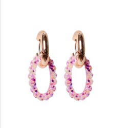 BOUCLES D'OREILLES OVALE...