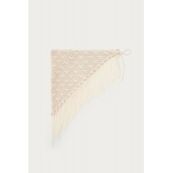 PARÉO EN CROCHET BLANC