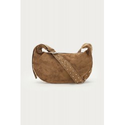 SAC BANDOULIÈRE TAUPE SUEDE
