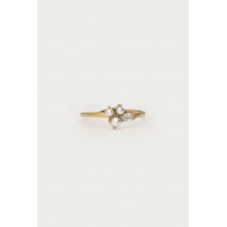 BAGUE AVEC PERLES D'EAU...