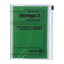 AGENDA A6 STORAGE.IT GREEN...