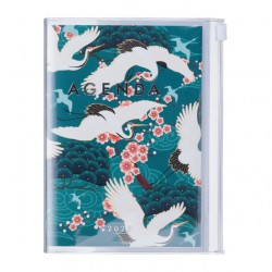 AGENDA A6 JAPAN BIRDS GREEN...