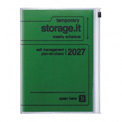 AGENDA A5 STORAGE.IT GREEN...