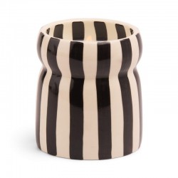 BOUGIE BLACK STRIPED LAVA...
