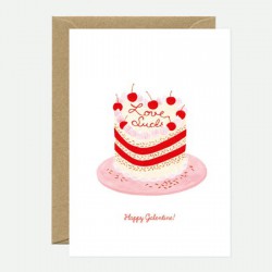 CARTE LOVE SUCKS CAKE