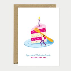 CARTE SIZE MATTERS CAKE