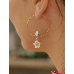 BOUCLES D'OREILLES OISEAU...
