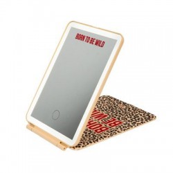 MIROIR LED LEOPARD "BORN TO...