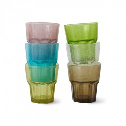 LOT DE 6 VERRES MINERAL WATER