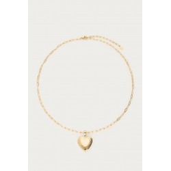 COLLIER VINTAGE HEART LOCKET
