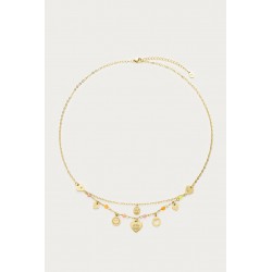 COLLIER CHARMS WITH HEARTS...