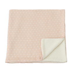 COUVERTURE PILOU GAZE BEIGE...