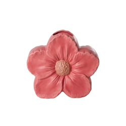 VASE FLEUR CERAMIQUE FRAMBOISE