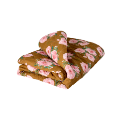 PLAID FLORAL FIESTA ROSE