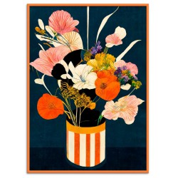 AFFICHE FLOWER AT NIGHT +...