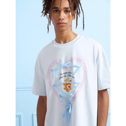T-SHIRT CANDIE BISOUNOURS CIEL