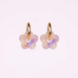 BOUCLES D'OREILLES FLEUR...