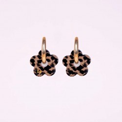 BOUCLES D'OREILLES FLEUR...