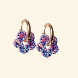 BOUCLES D'OREILLES FLEUR...
