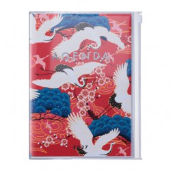 AGENDA A5 JAPAN BIRDS RED 2027