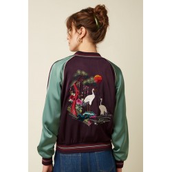 VESTE BOMBER DUSK SATIN...