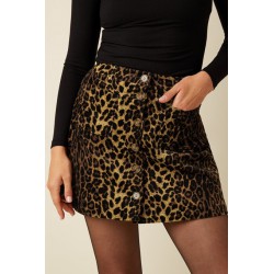 JUPE GARBO FARGO CORD NATURAL