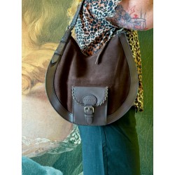 LE HOBO M CHOCOLAT VELOURS