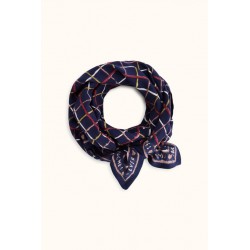FOULARD LATIKA CAHIER INDIGO