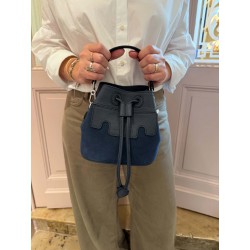 CAPUCINE XS BLEU NUIT VELOURS