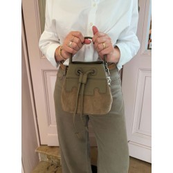 CAPUCINE XS KAKI VELOURS